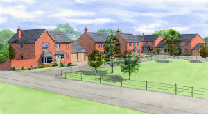 New house Baschurch Shropshire