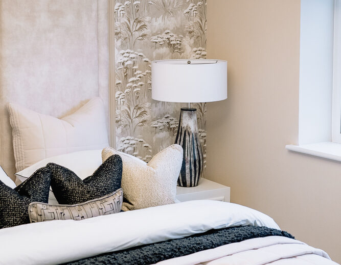 Bedroom at Henley Grange, Ludlow.