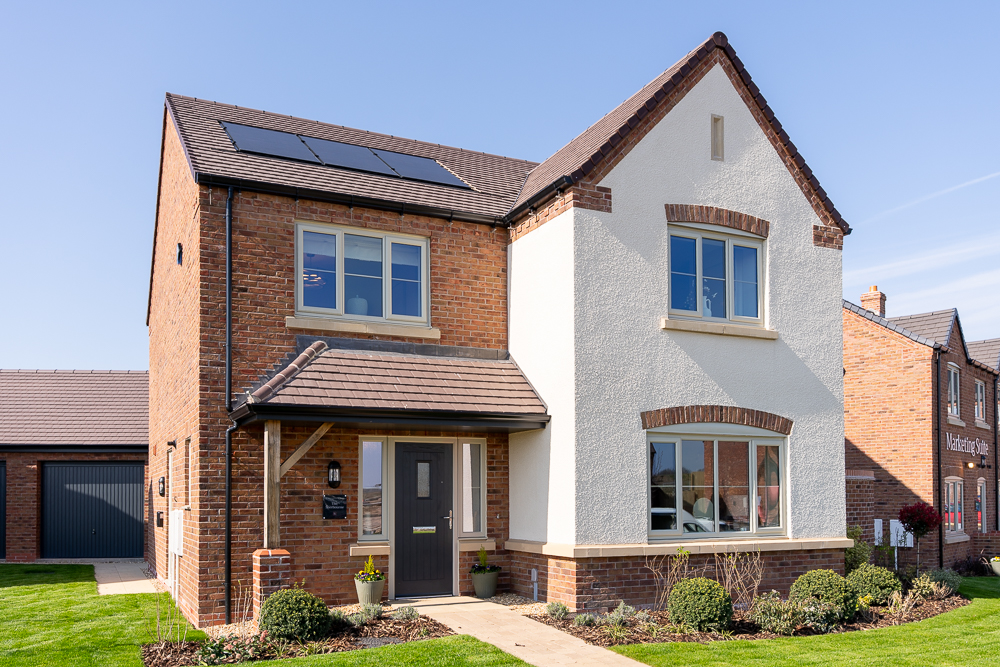 St Oswalds Meadow - Detached family home with front garden.